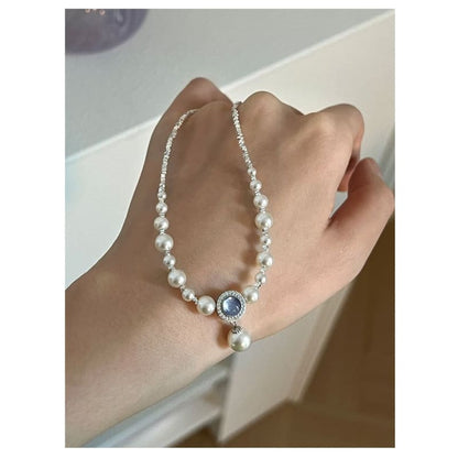 Faux Pearl Beaded Necklace / Bracelet