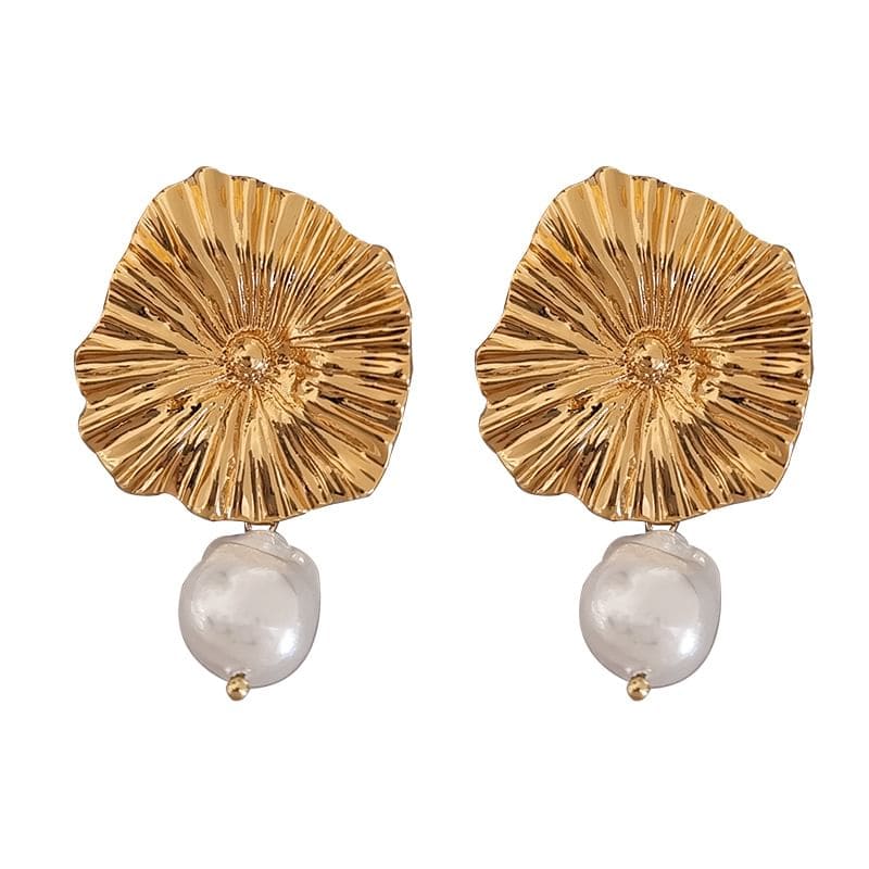 Faux Pearl Dangle Earring