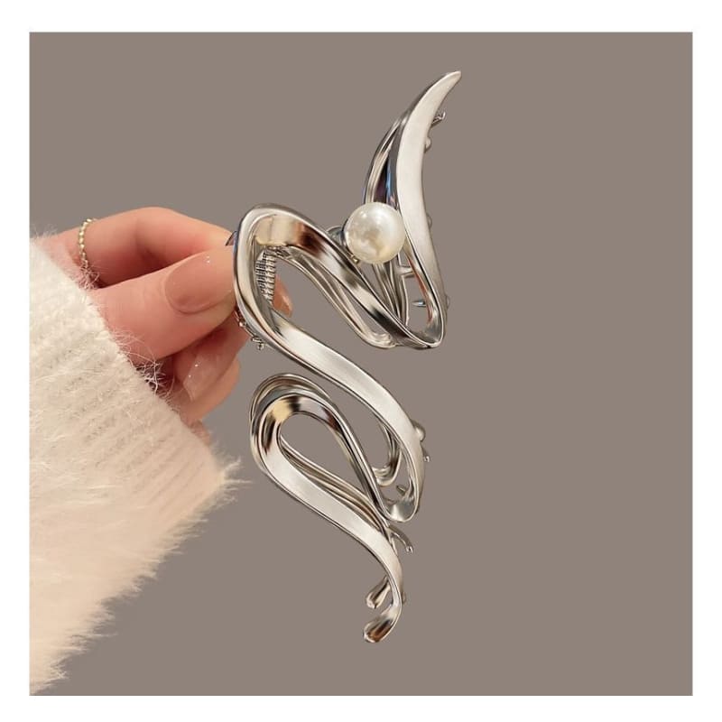 Faux Pearl Hair Claw