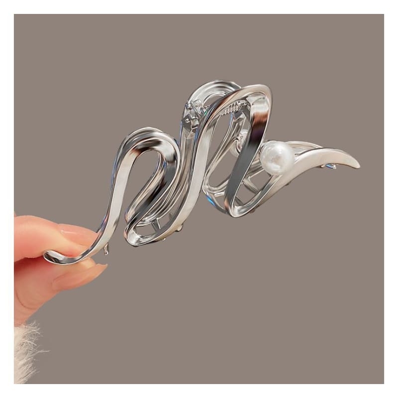 Faux Pearl Hair Claw