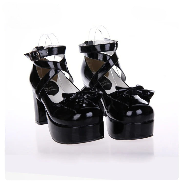 Shoes Lolita Kawaii Bowknot - Princess 35-45
