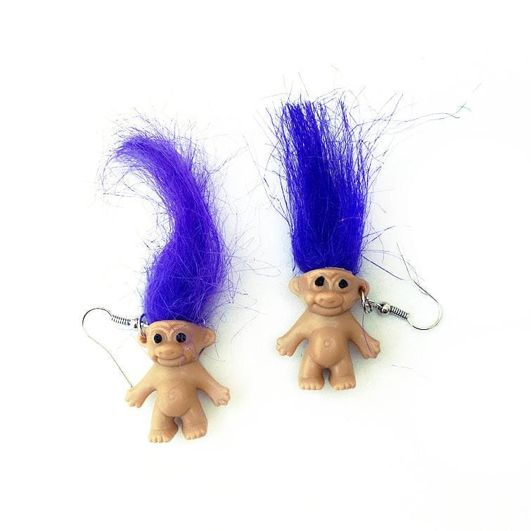 Fever Troll Earrings - earrings