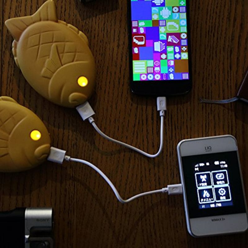 Fish Shape Mobile Power Bank 10000mah - Lovesickdoe - Yellow