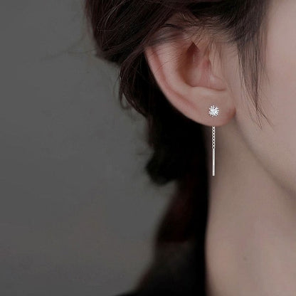 Flake Threader Earring