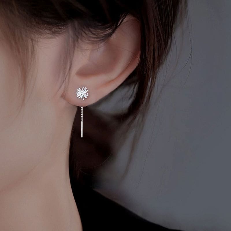 Flake Threader Earring