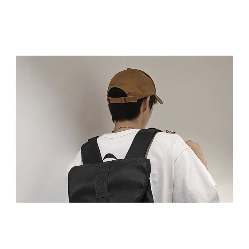 Flap Buckle Nylon Backpack