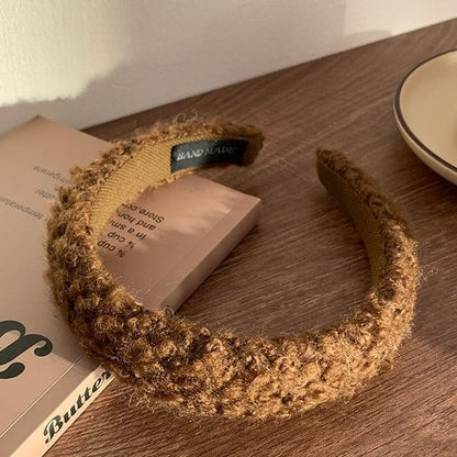 Fleece Headband - 05 - Coffee / One Size