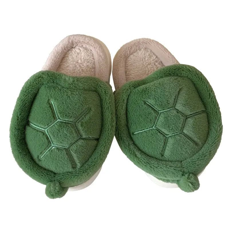 Kawaii Aesthetic Y2K Cute Fairy Fleece Turtle Slipper MK Kawaii Store