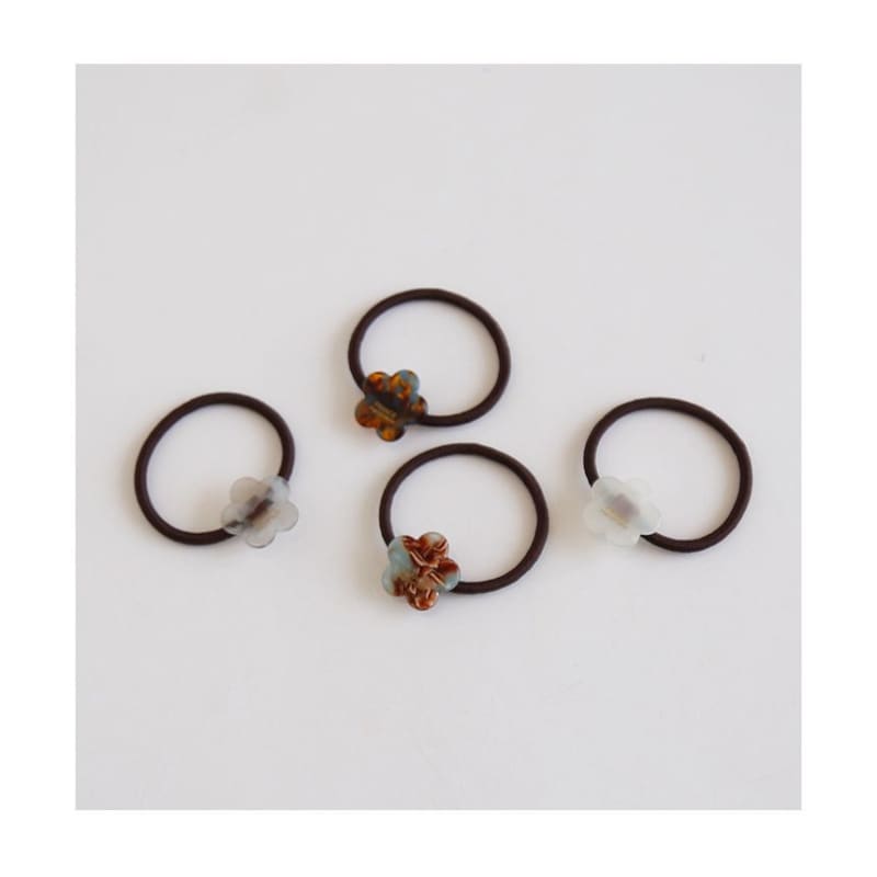 Floral Acetate Hair Tie