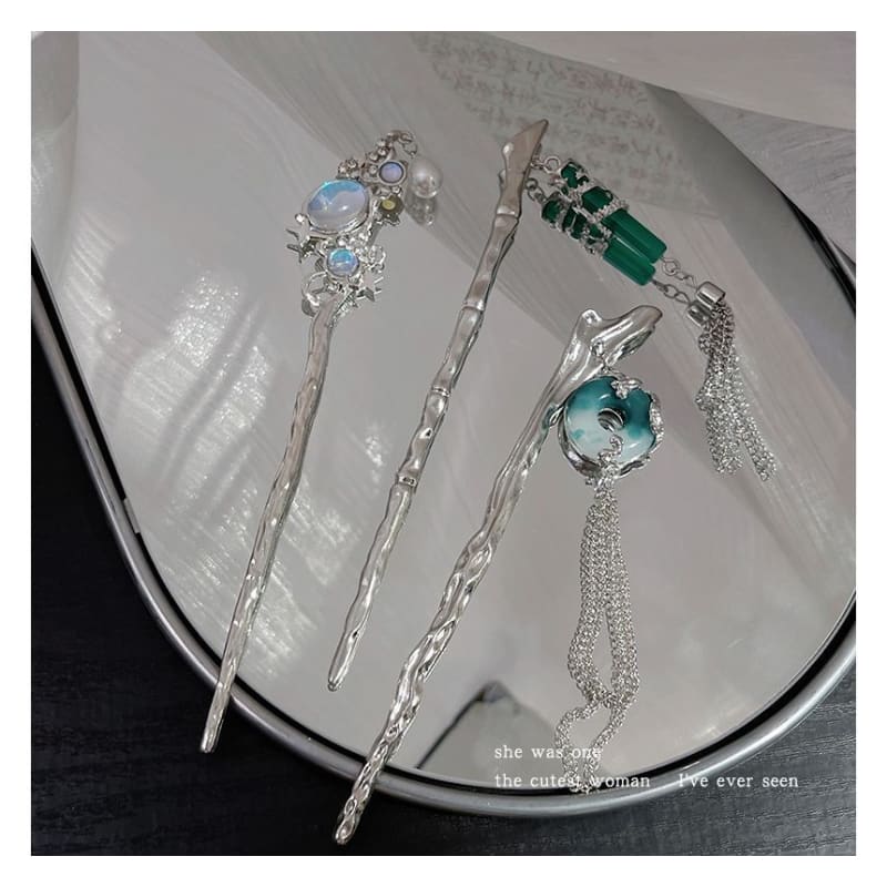 Floral Acrylic Alloy Hair Stick