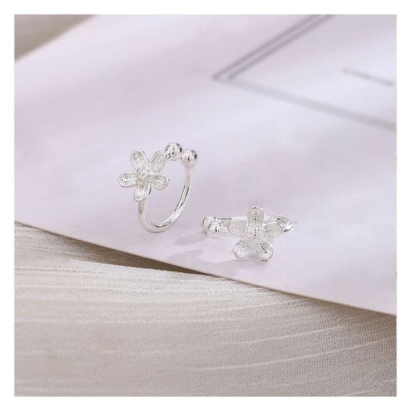 Floral Ear Cuff