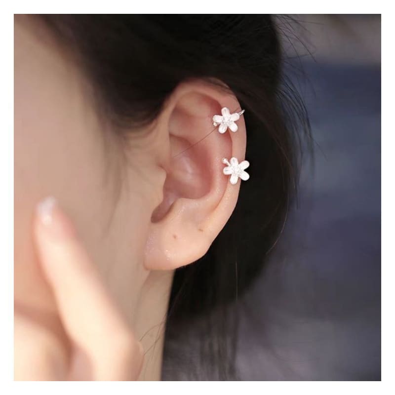 Floral Ear Cuff