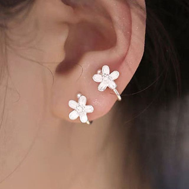 Floral Ear Cuff