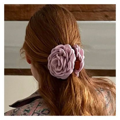 Floral Fabric Hair Clamp (various designs)