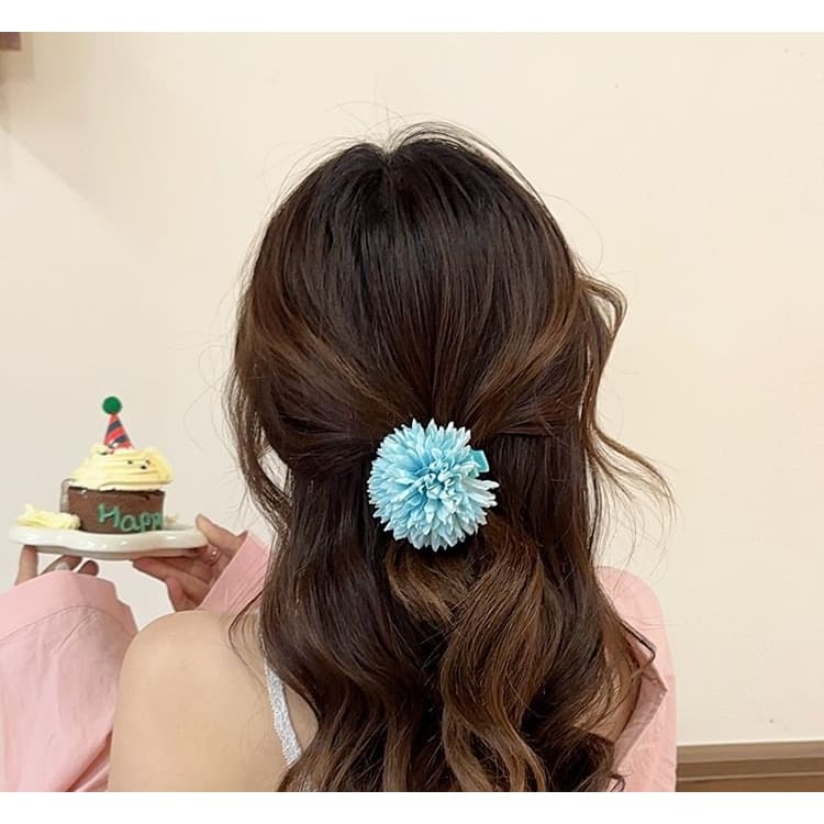 Floral Fabric Hair Clip