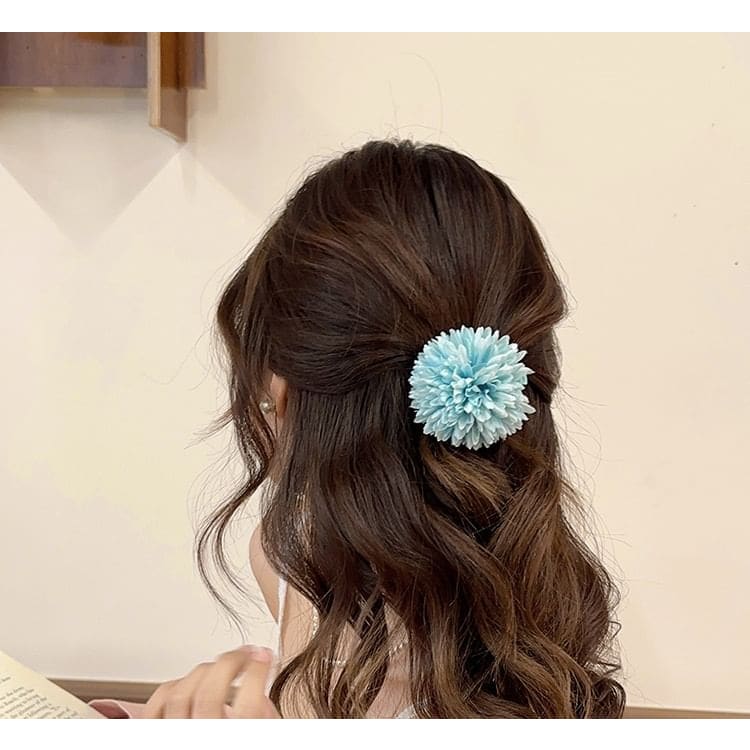 Floral Fabric Hair Clip