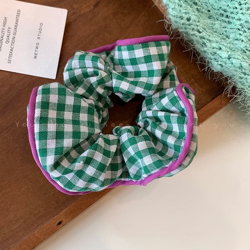 Floral Fabric Scrunchie