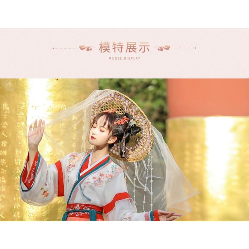 Floral Gradient Hanfu Costume Set