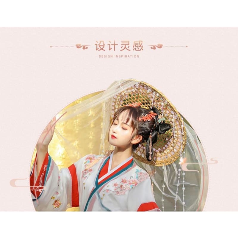 Floral Gradient Hanfu Costume Set