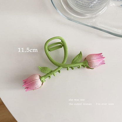 Floral Hair Claw / Hair Clip