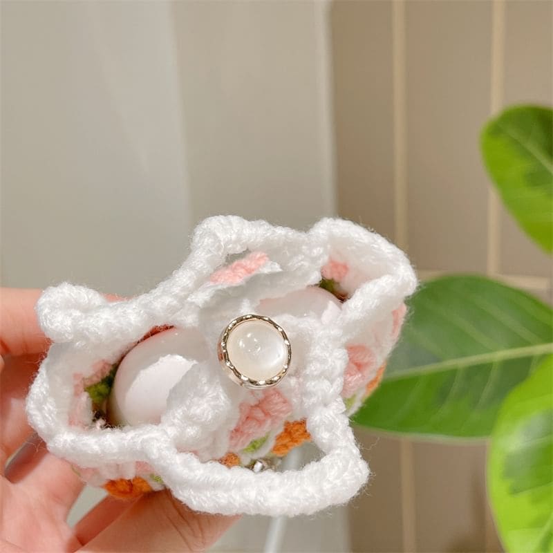 Floral Knit AirPods / Pro Earphone Case Skin