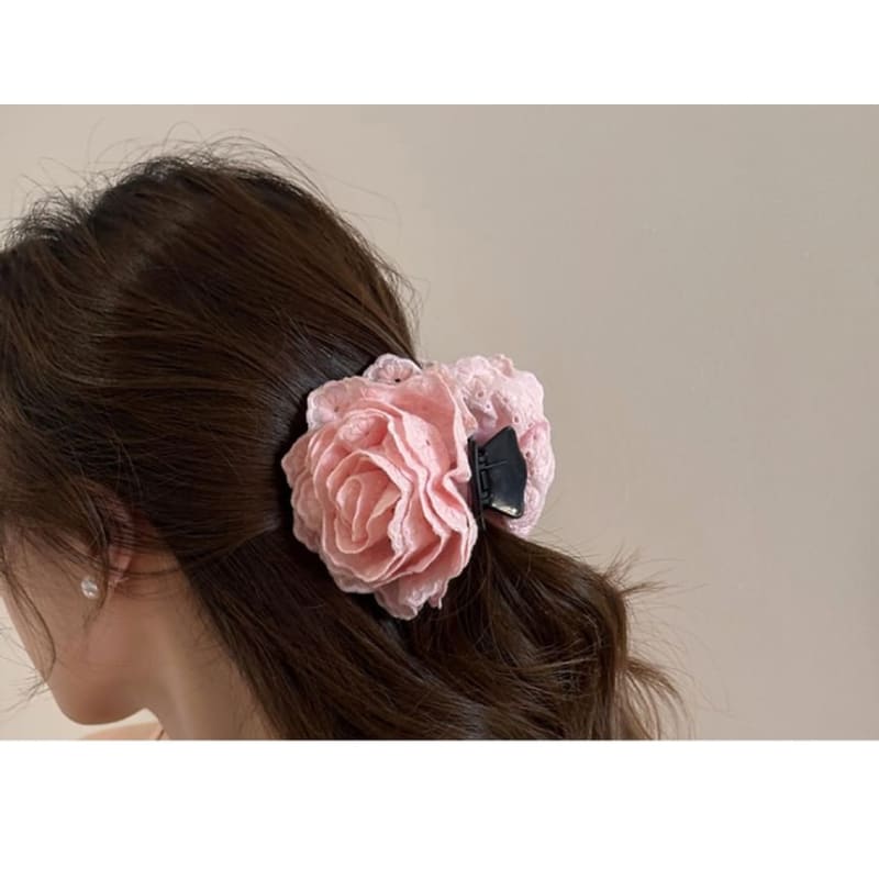 Floral Lace Hair Clamp