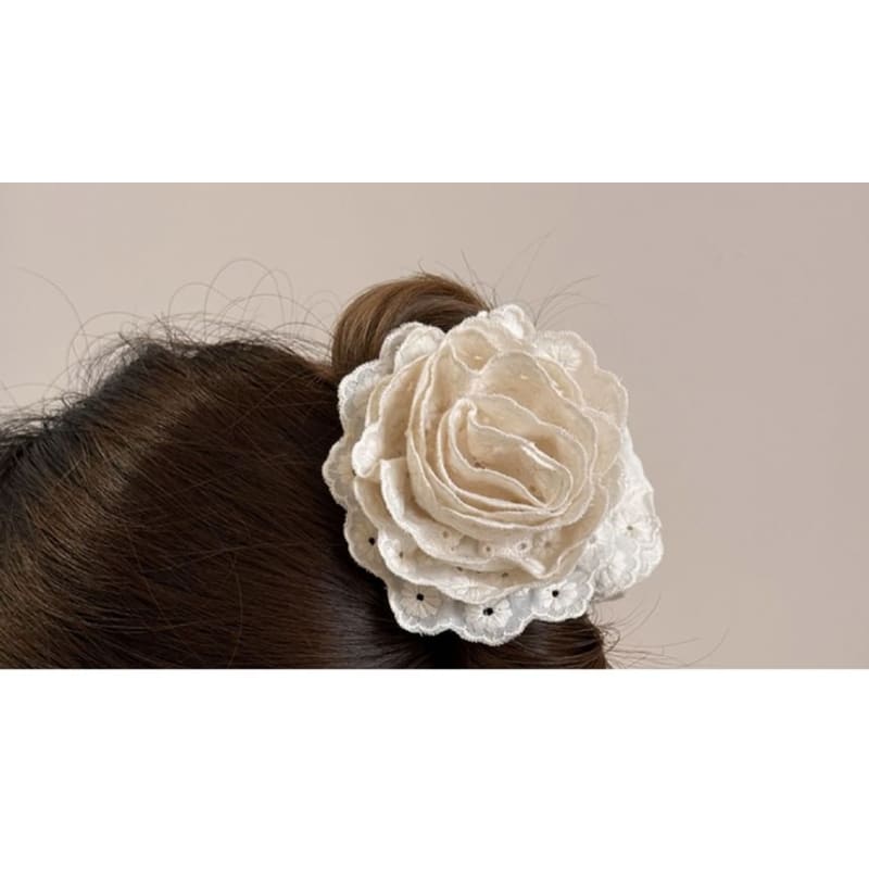 Floral Lace Hair Clamp