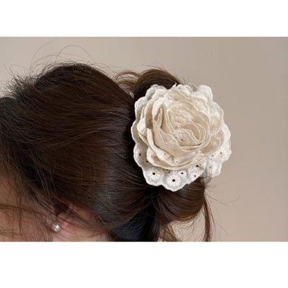 Floral Lace Hair Clamp