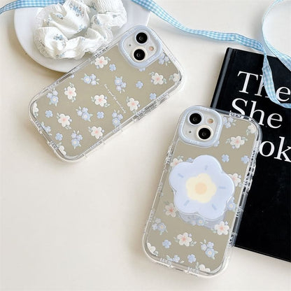 Floral Mirrored Phone Case - iPhone 15 Pro Max / 15 Pro