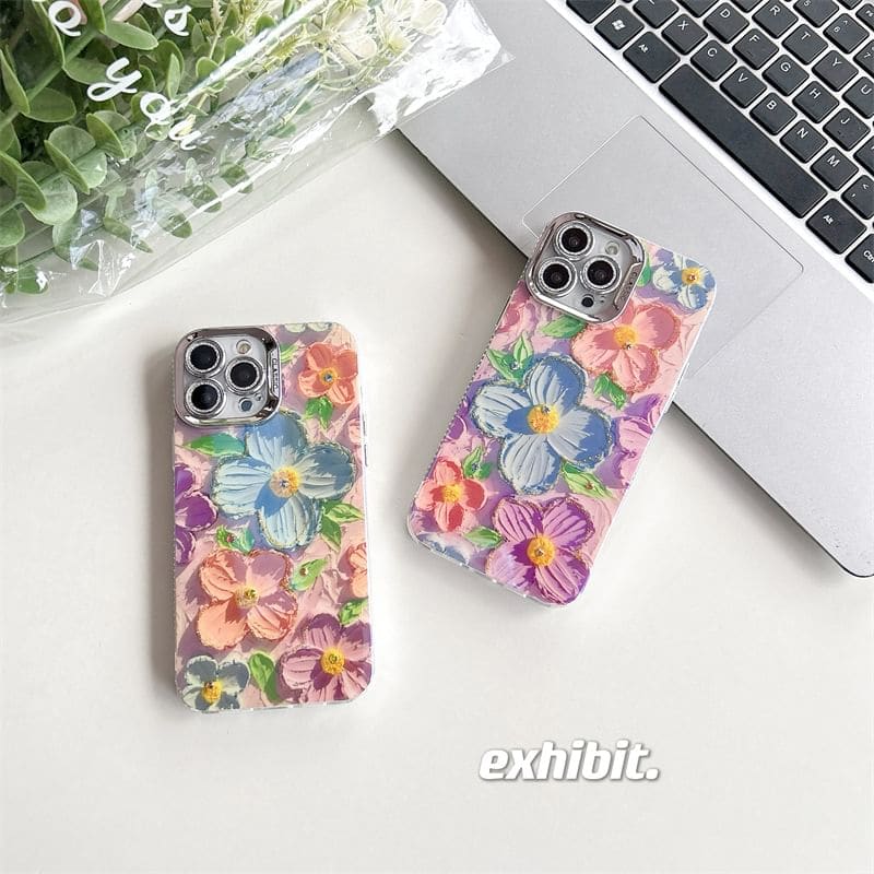 Floral Phone Case - iPhone 15 Pro Max / 15 Pro / 15 / 14