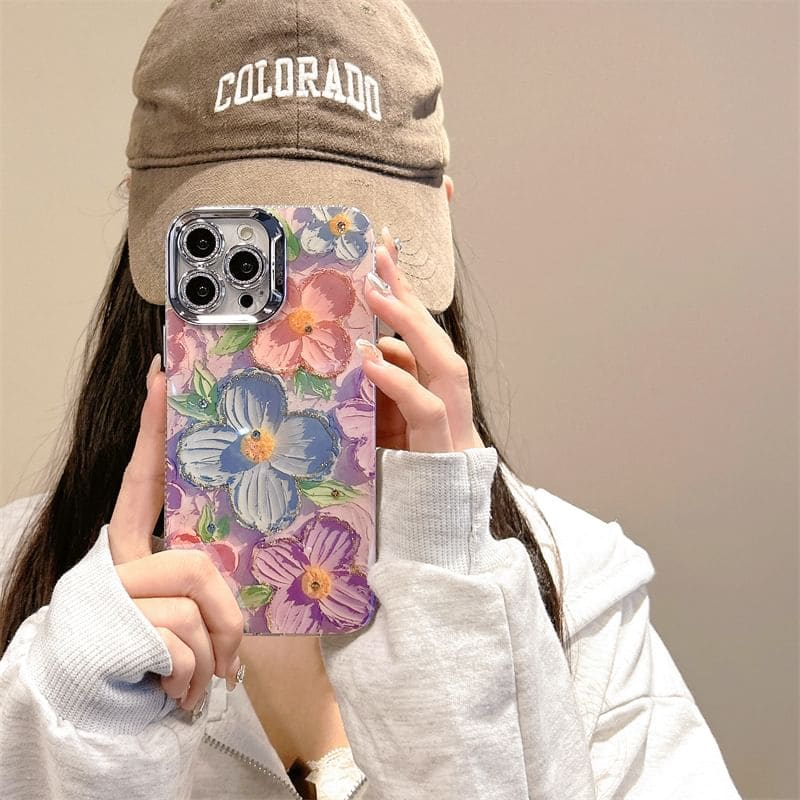 Floral Phone Case - iPhone 15 Pro Max / 15 Pro / 15 / 14