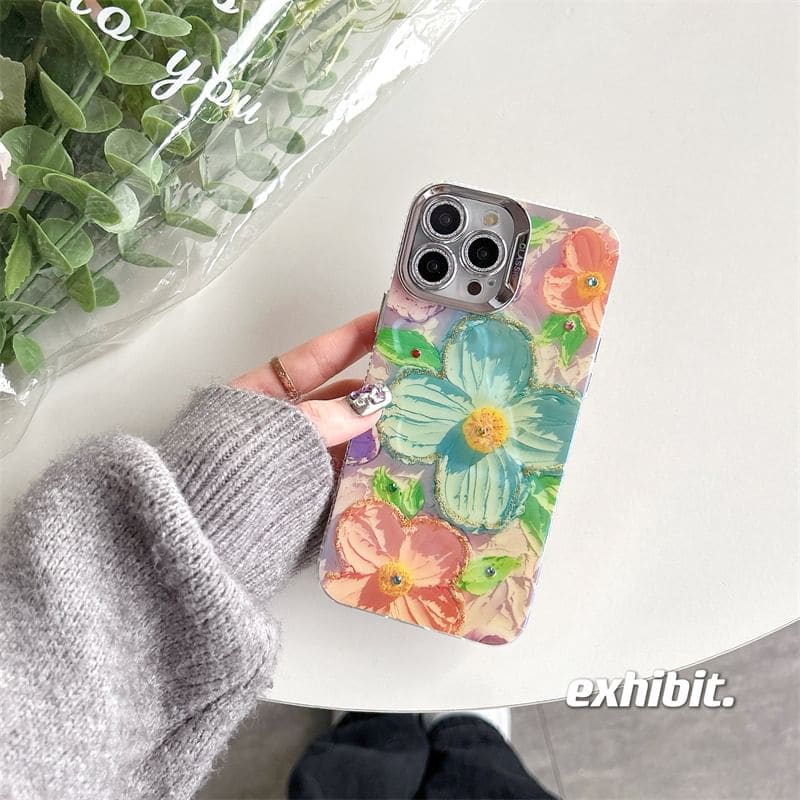 Floral Phone Case - iPhone 15 Pro Max / 15 Pro / 15 / 14