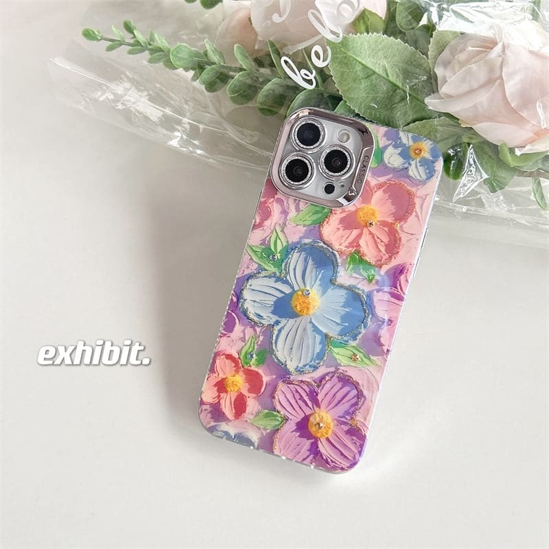 Floral Phone Case - iPhone 15 Pro Max / 15 Pro / 15 / 14