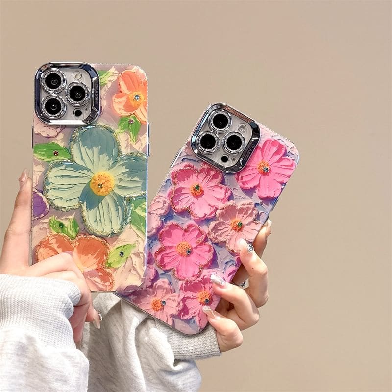 Floral Phone Case - iPhone 15 Pro Max / 15 Pro / 15 / 14