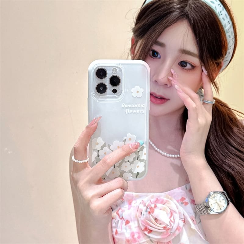 Floral Phone Case - iPhone 15 Pro Max / 15 Pro / 15 Plus