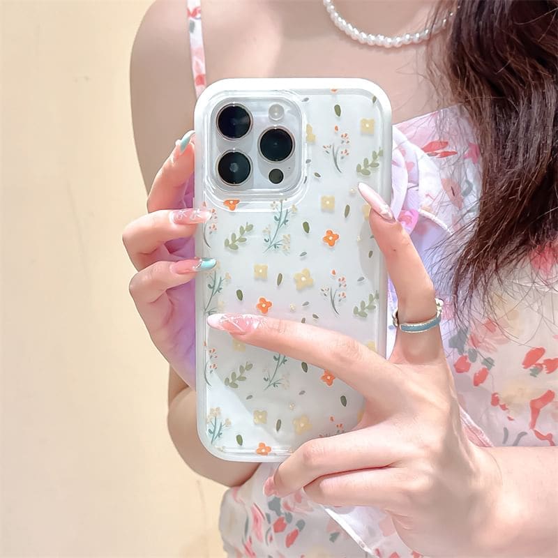 Floral Phone Case - iPhone 15 Pro Max / 15 Pro / 15 Plus