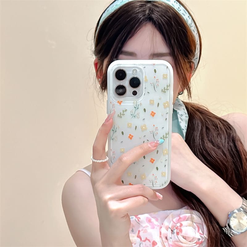 Floral Phone Case - iPhone 15 Pro Max / 15 Pro / 15 Plus