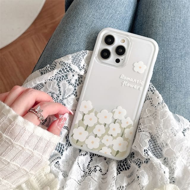 Floral Phone Case - iPhone 15 Pro Max / 15 Pro / 15 Plus