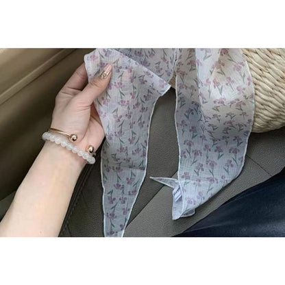 Floral Print Square Scarf (Various Designs)