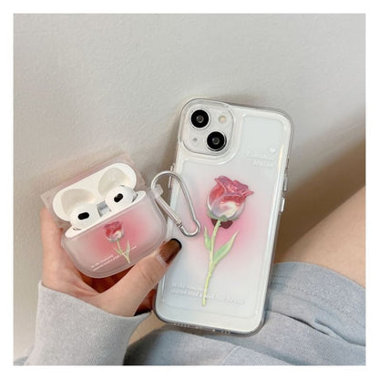 Flower Accent AirPods Earphone Case Skin