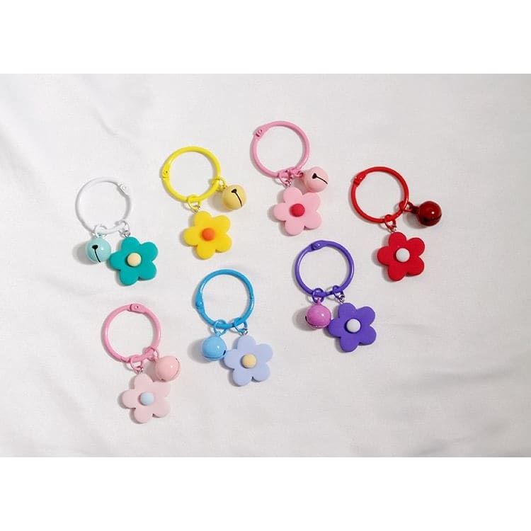 Flower Bag Charm / Key Ring