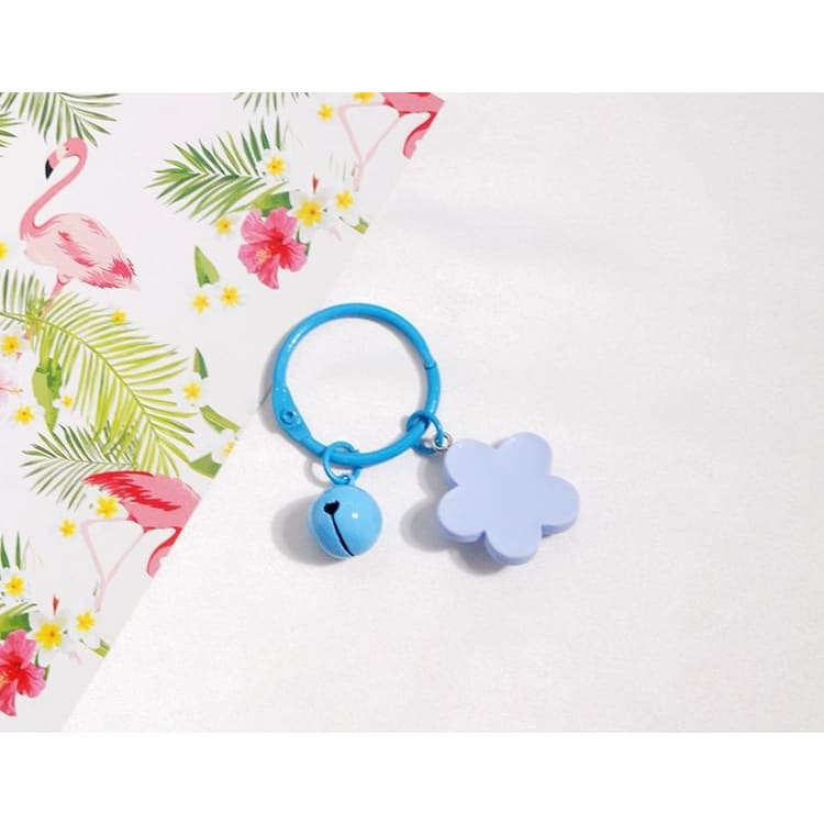 Flower Bag Charm / Key Ring