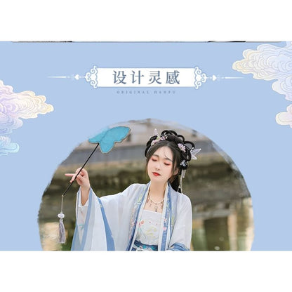 Flower Embroidered Hanfu Costume Set