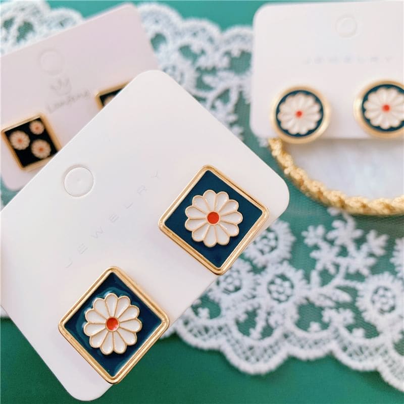 Flower Glaze Earring (various designs) Egirldoll