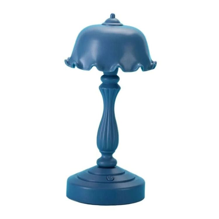 Flower Pastel Table Lamp - Dark Blue