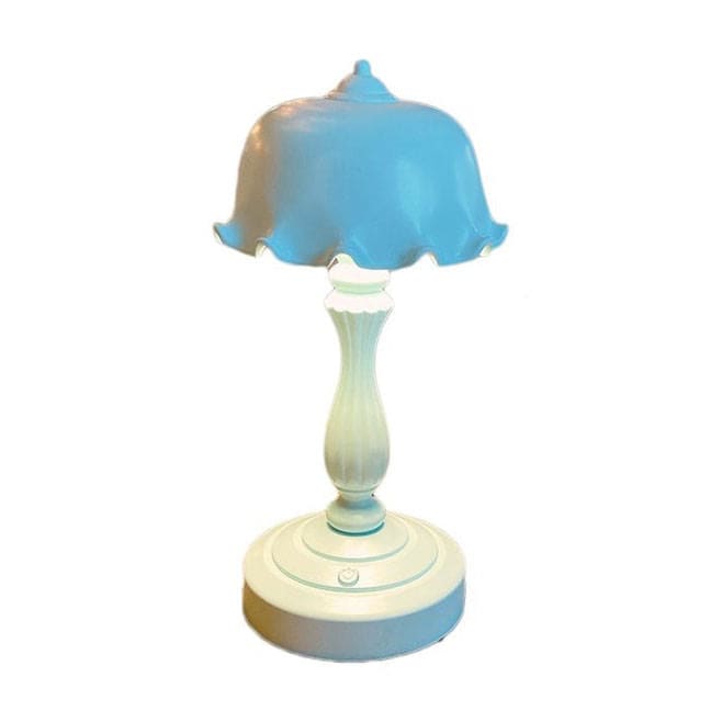 Flower Pastel Table Lamp - Light Blue