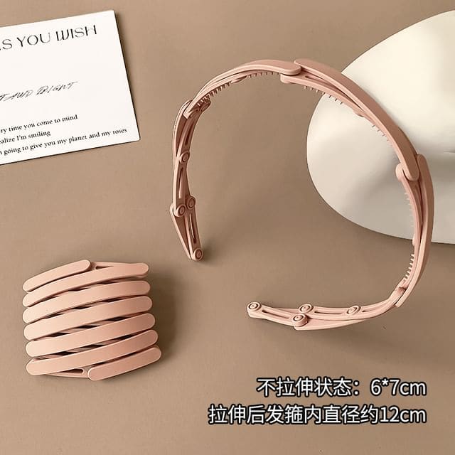 Foldable Headband - Pink / One Size