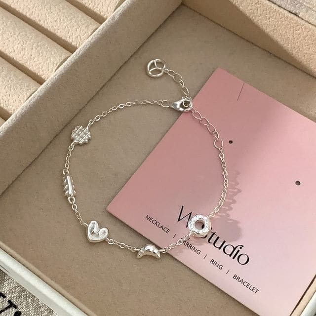 Food Necklace / Bracelet - SL1367 - Bracelet - Silver