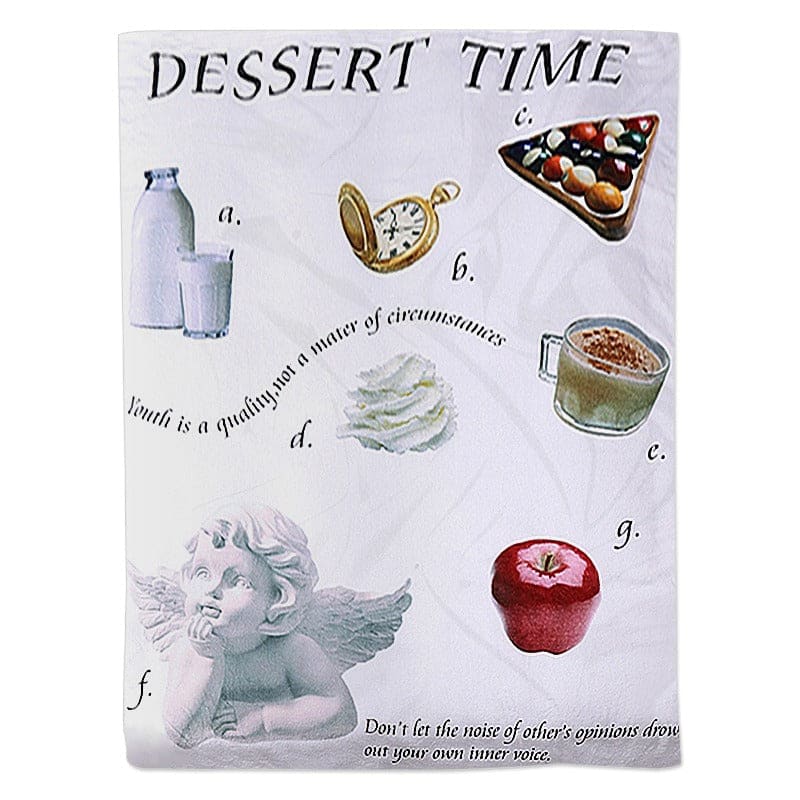 Food Print Throw Blanket - S / Dessert time - Home Decor