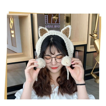 Fox Ear Knit Beanie